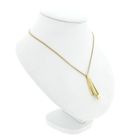 Image 9 of Gold abstract pendant with cultured pearl