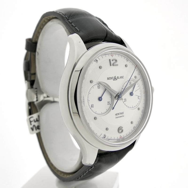 Image 3 of Montblanc Heritage Monopusher Chronograph 119952; Automatic men's watch with chronograph