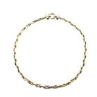 Image 6 of 18K bicolor gold solid link necklace | 46 cm