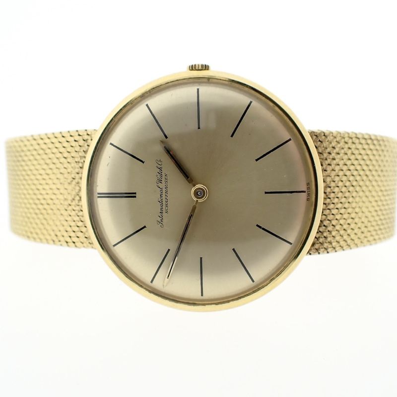 Image 2 of IWC Schaffhausen; 18k. men's watch