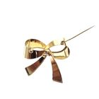 Image 5 of Gold brooch with a bow