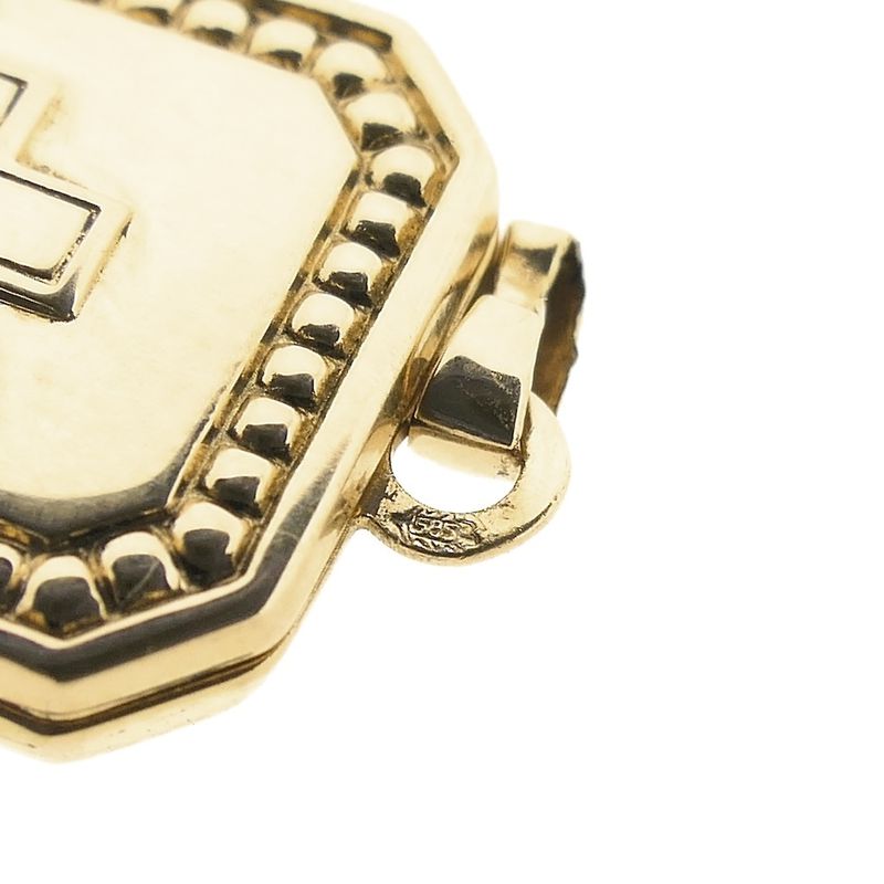 Image 6 of Vintage gold locket pendant