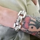 Image 3 of Silver robust bracelet; FREE SPIRIT | 18.5 cm