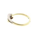 Afbeelding 6 van Bicolor gouden ring met diamant; 0,015 ct. 
