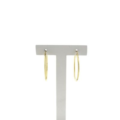 Image 1 of Gold earrings | Ø 29 mm