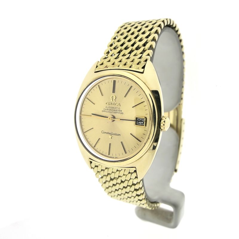 Image 3 of Omega Constellation Automatic Chronometer 168.009; Vintage 14k gold men's watch