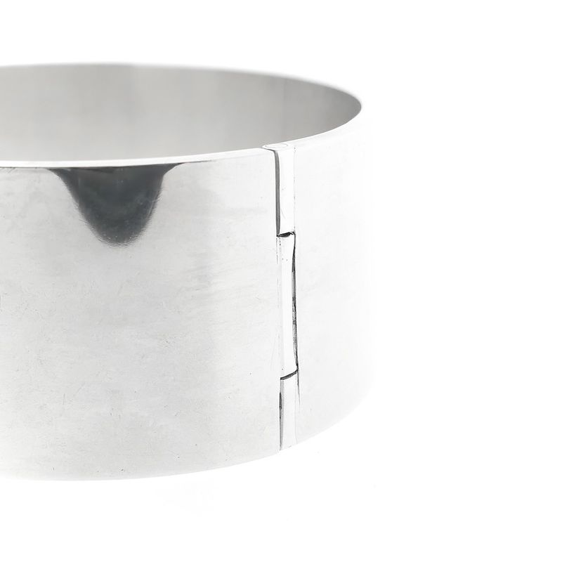 Image 4 of Silver wide slave bracelet | Ø 61.5 mm