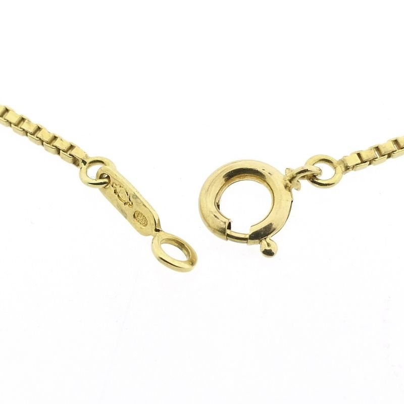 Image 7 of Long gold Venetian link chain.