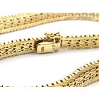Image 4 of Gold chain; French gourmet link | 44 cm