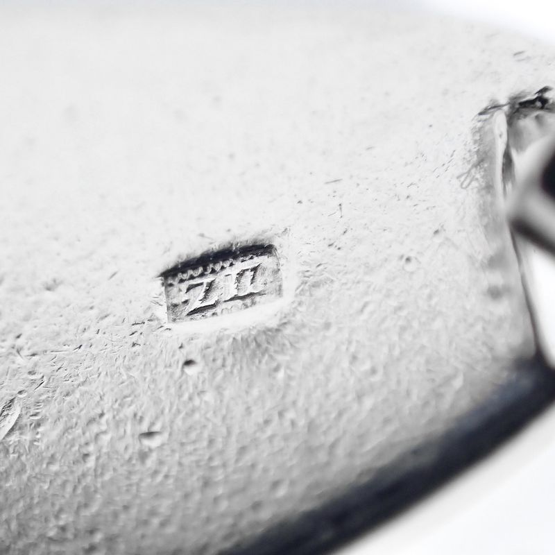 Image 7 of Silver gourmet bracelet with engraving plates | 19.5 cm