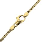 Image 10 of Gold square king link necklace | 61 cm