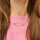 Image 9 of Gold flat gourmet link chain