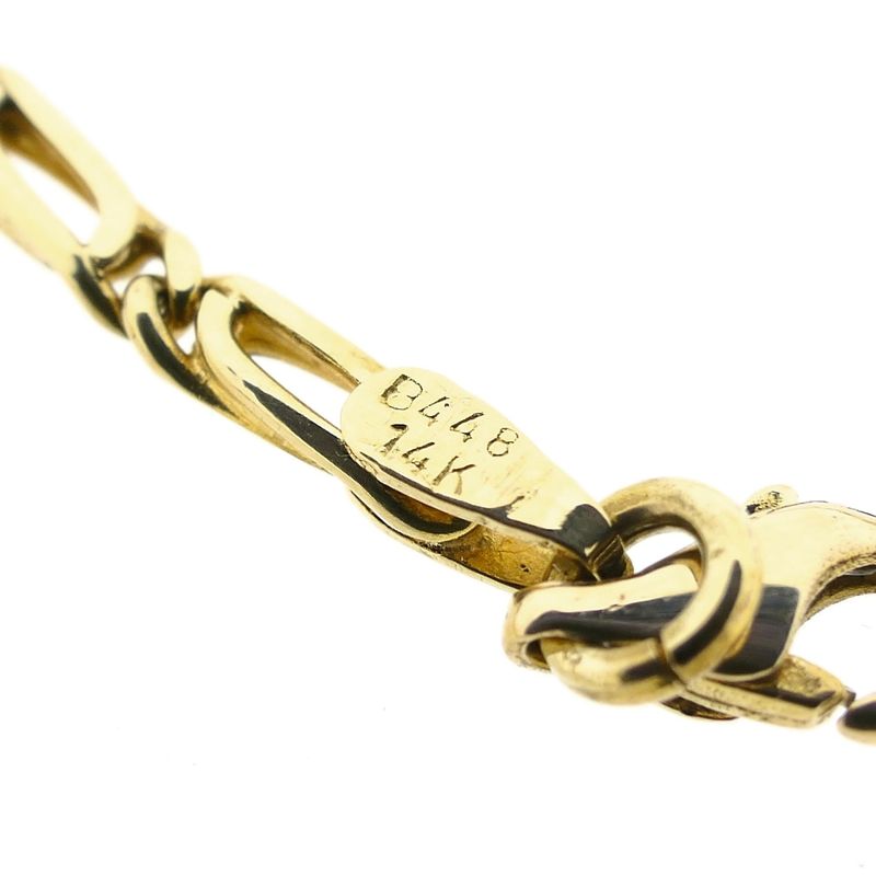 Afbeelding 3 van Gouden valkenoog schakelketting