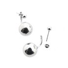 Image 4 of Silver stud earrings with balls