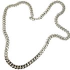 Image 4 of Silver gourmet link chain | 62 cm