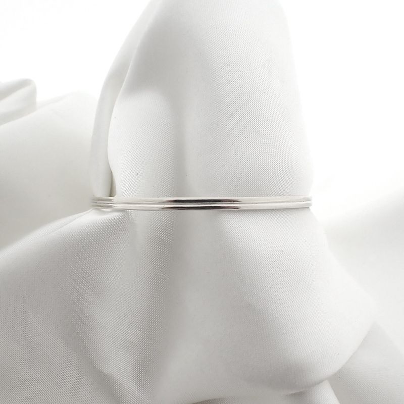 Image 2 of Silver subtle slave bracelet | Ø 61 mm