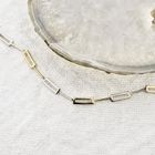 Image 4 of Two-tone gold fantasy link necklace