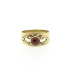 Image 3 of Gold ring with garnet stones | Vintage