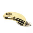 Image 7 of Two-tone minimalist pendant with diamond | 0.015 ct.