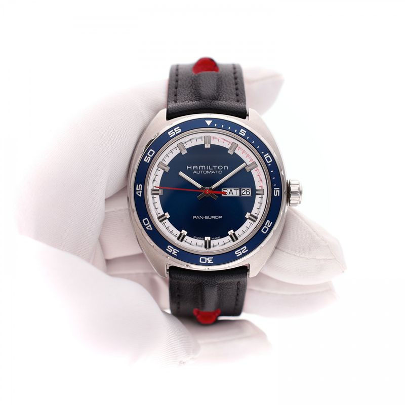 Image 8 of Hamilton Pan-Europ Automatic H354050; Men's Watch