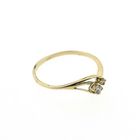 Image 4 of Gold subtle ring with zirconia stones