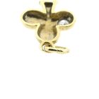 Image 7 of Golden Clover Leaf Pendant with Zirconia