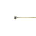 Image 5 of Gold lapel pin with zirconia