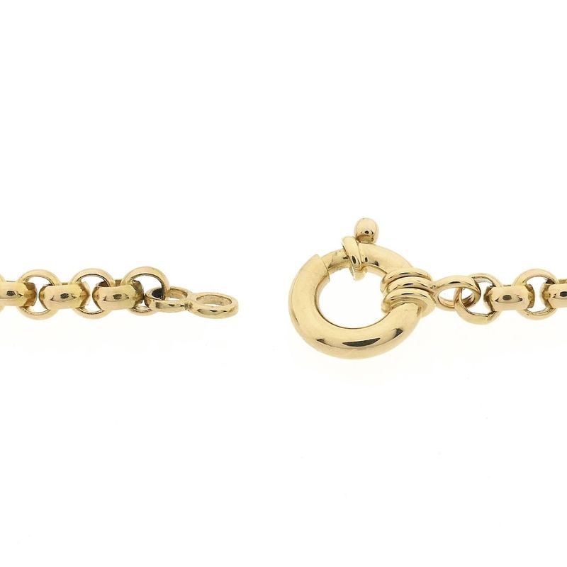 Image 4 of Gold jasseron link necklace | 45.5 cm