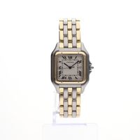 Cartier Panthère '3 Row' Large/Jumbo 183957; 18ct. Gold/steel watch
