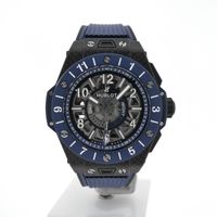 Hublot Big Bang Unico GMT Carbon Blue Ceramic 471.QL.7127.RX; Automatic men's watch