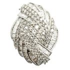 Image 2 of Exclusive cluster cocktail ring with diamond; baguette and brilliant cut 5.00 ct