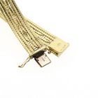 Image 5 of Gold Bracelet with Herringbone Pattern; 14 Karat; 18.5 cm