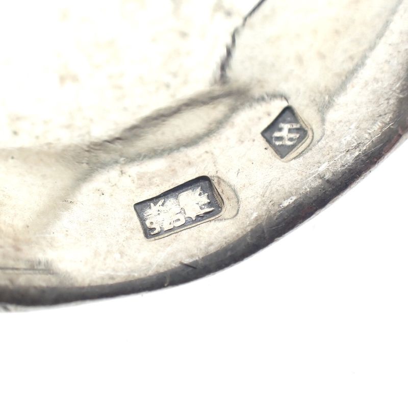 Image 6 of Silver floral fantasy bracelet with blood coral | Ø 54 mm