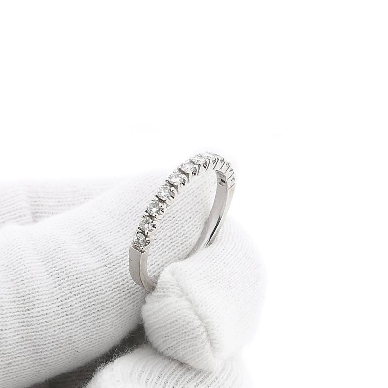 Image 9 of White Gold Ring with Diamonds; 0.48 ct.
