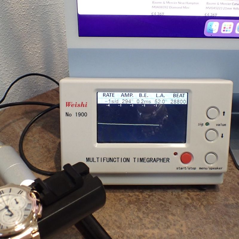 Image 11 of Cartier Ballon Bleu XL; 18k. rose gold watch