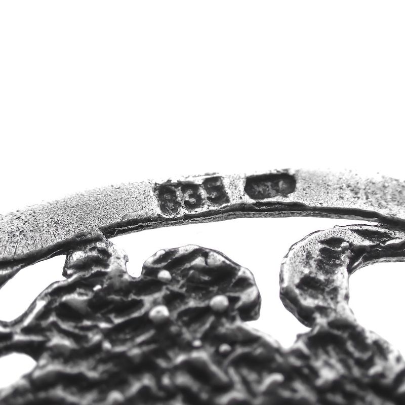 Image 10 of Silver brooch | Floral design