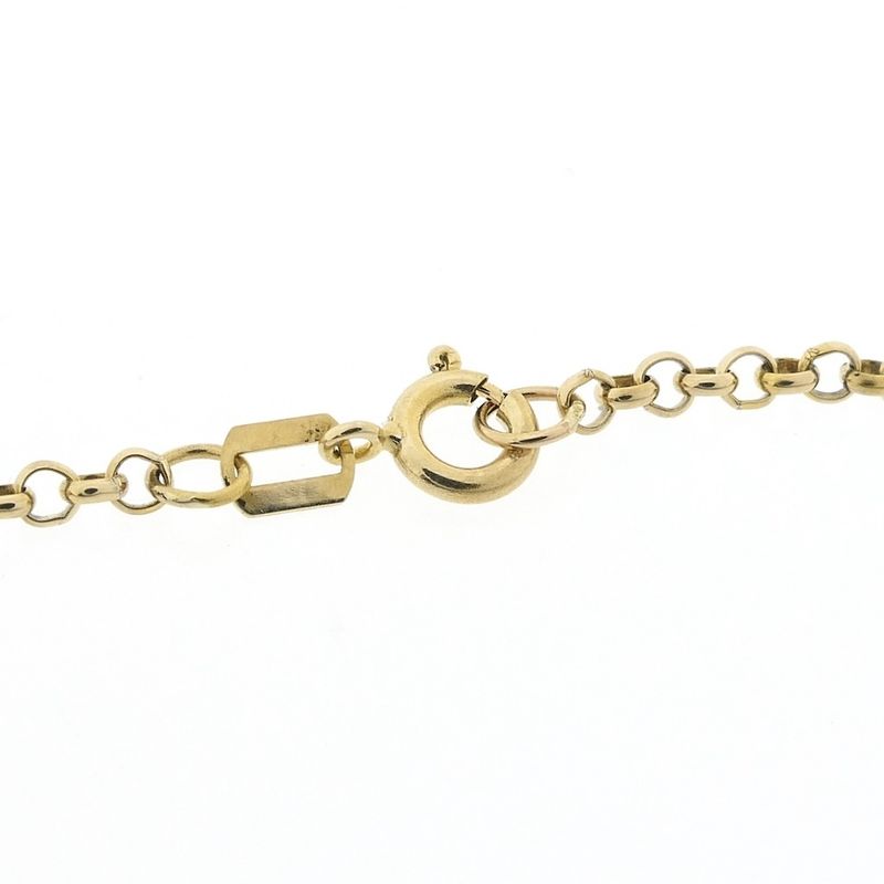 Image 5 of 8-karat Jasseron link bracelet | 19 cm