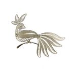 Image 1 of Vintage/antique bird brooch; filigree technique