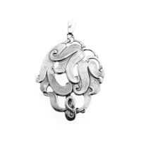 Antique silver pendant | Art Nouveau