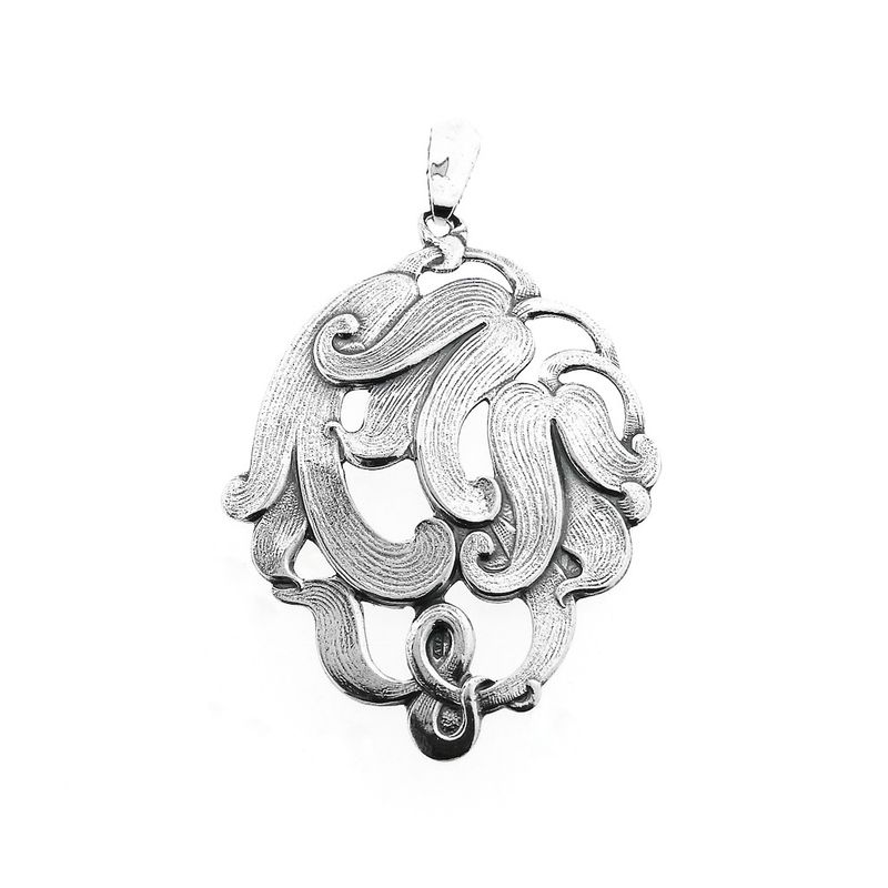 Image 1 of Antique silver pendant | Art Nouveau