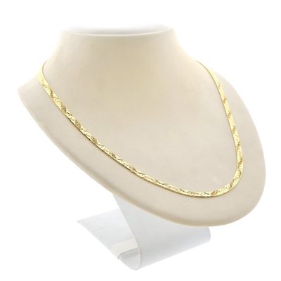 Gold Midas link chain with print Image 2 of Gold Midas link chain with print