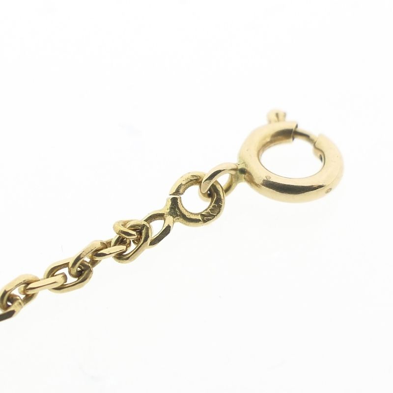 Image 5 of 18 carat gold anchor link chain.