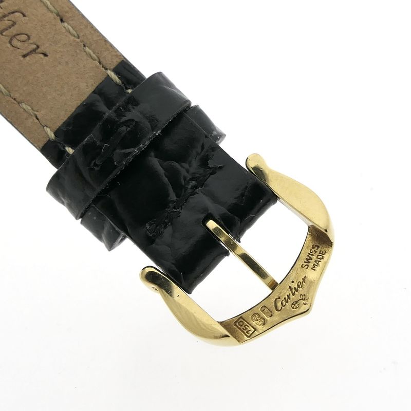 Image 10 of Cartier 'Must de Vendôme' 890004; 18k gold women's watch with diamonds