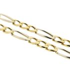Image 4 of Two-tone gold Figaro link chain