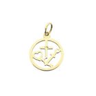 Image 3 of Gold Pendant; Faith, Hope, Love