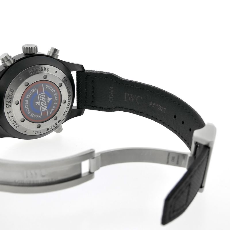 Image 19 of IWC Pilot's Watch Double Chronograph 'Topgun' IW379901; Automatic men's watch