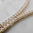 Image 7 of Gold necklace with zirconia | 42 cm