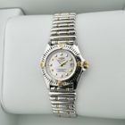 Image 14 of Breitling Callistino 'Mother of Pearl' B72345; 18k gold/steel women's watch