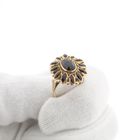 Image 6 of Vintage gold entourage ring with garnet