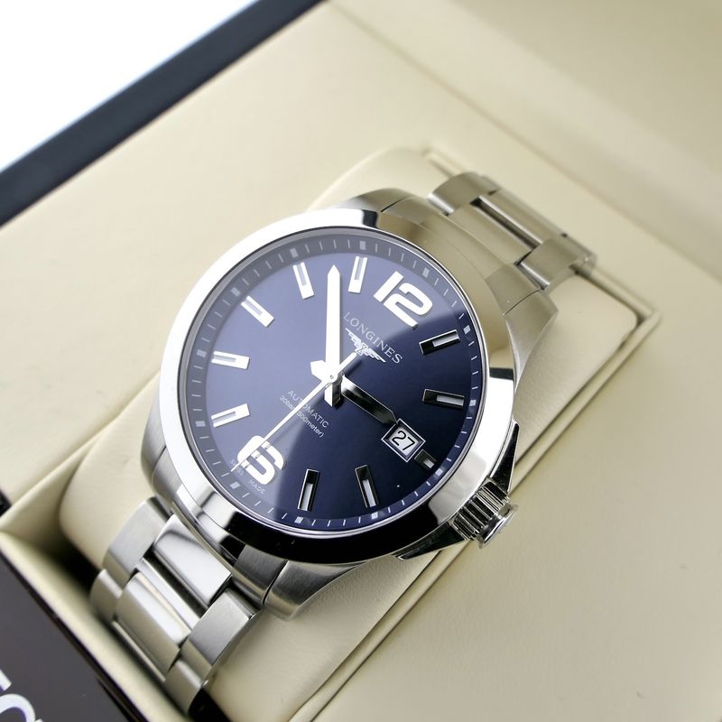 Image 12 of Longines Conquest L3.776.4; Automatic men's watch